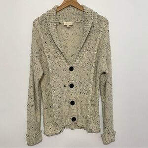 Modcloth Women's Cream Knit Cardigan Sweater Size Medium